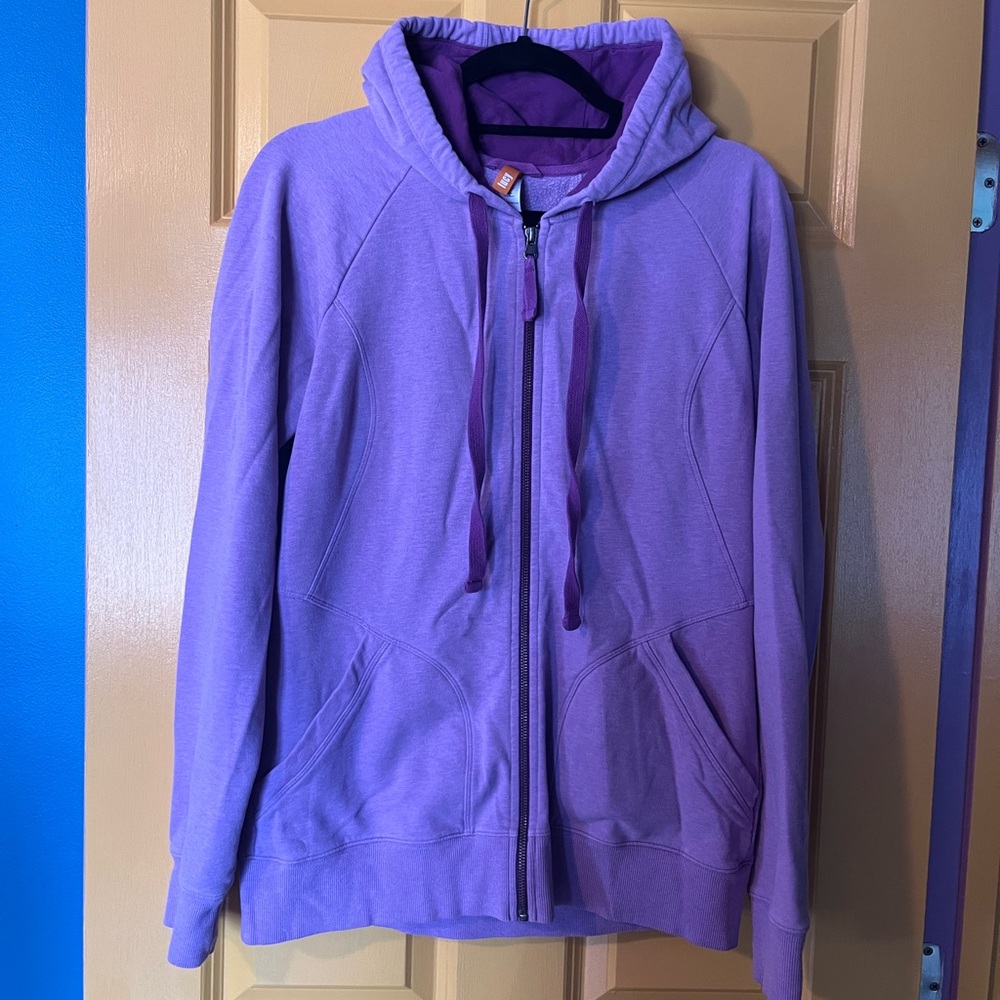 Lucy Lavender Zip-Up Jacket